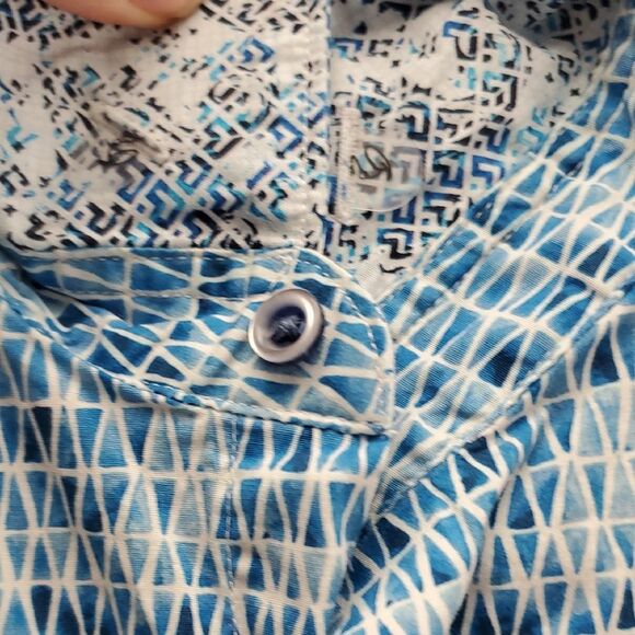 ROBERT GRAHAM | LARGE MEN'S | PINE BLUFF CLASSIC SHORT SLEEVE PINE BLUFF BLUE - Picture 14 of 14